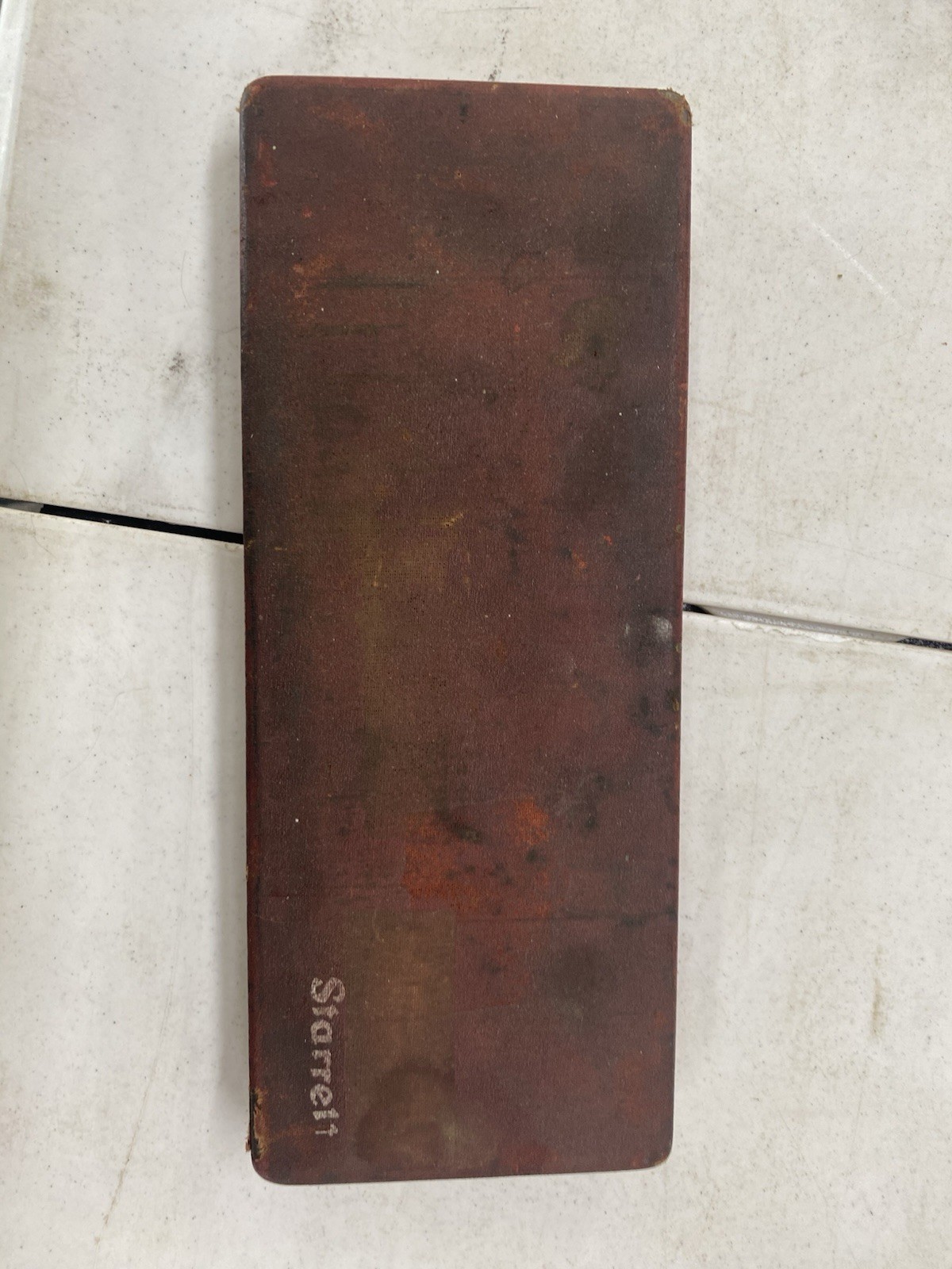 Vintage Starrett No. 120 Dial Caliper 6" With Distressed Case