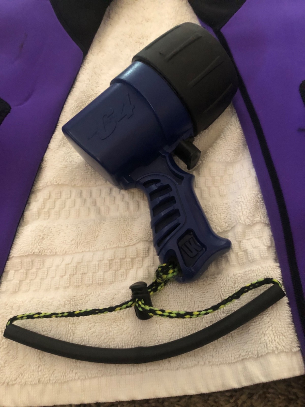 Dive Light, UK Underwater Kinetics D4 Sunlight Xenon, Scuba tested & working