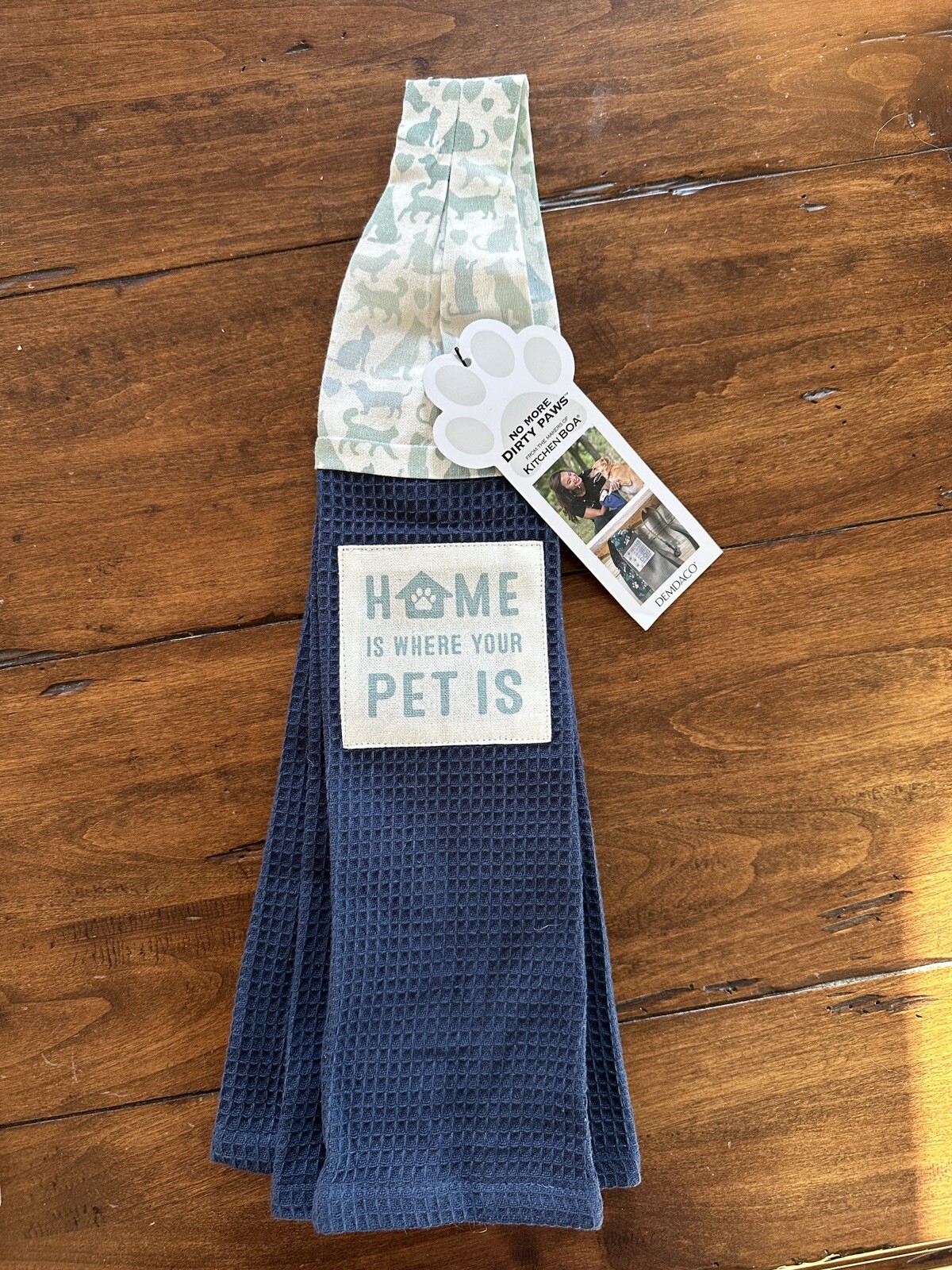 Kitchen Boa Towel, New Home Is Where Your Pet Is -For Dirty 🐾 🐾 Paws