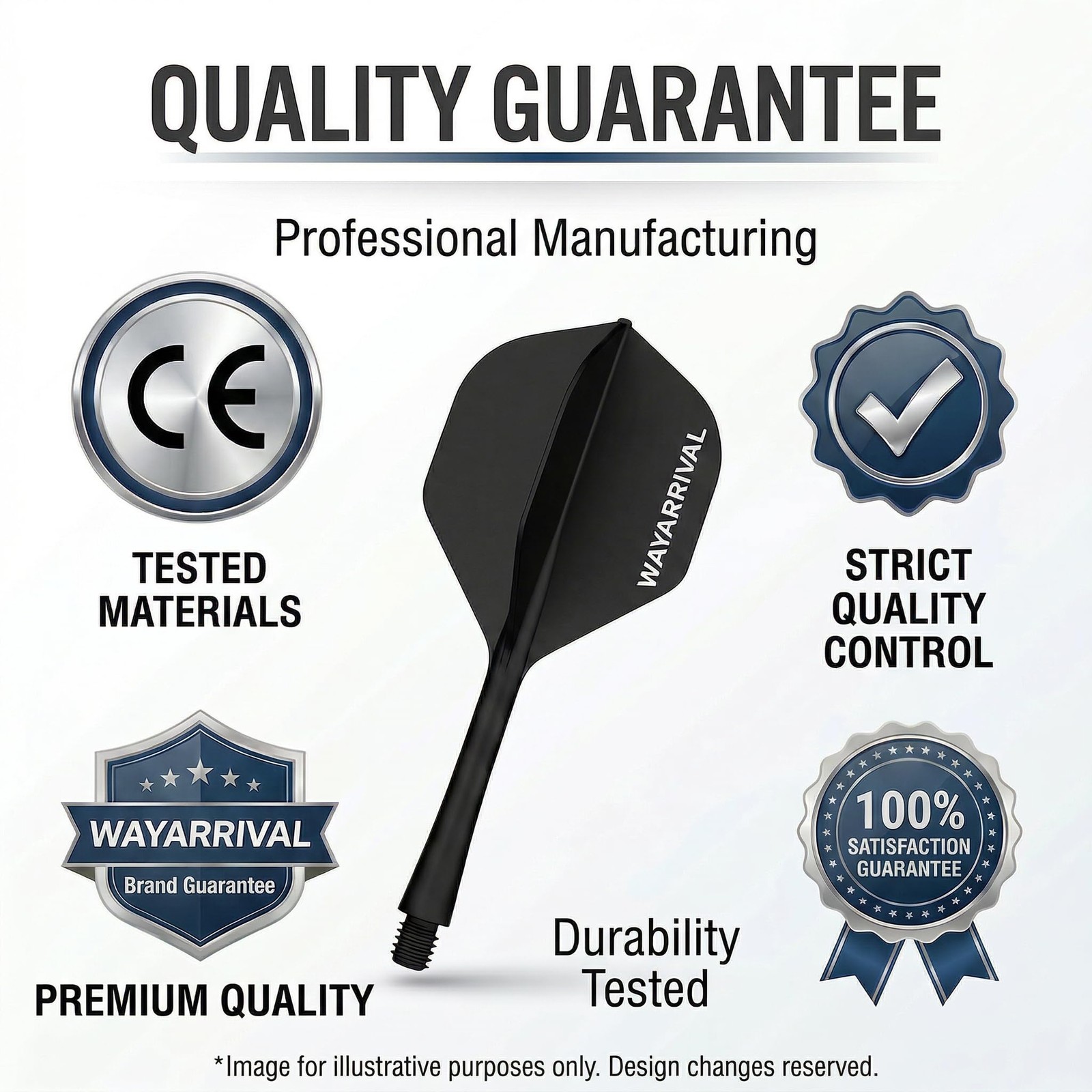 Unbreakable Integrated Dart Flights with Stems - Perfect for Every Player