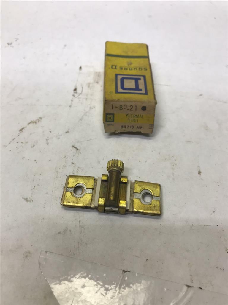 Square D 1.B0.21 Overload Relay Thermal Unit (Lot of 2)