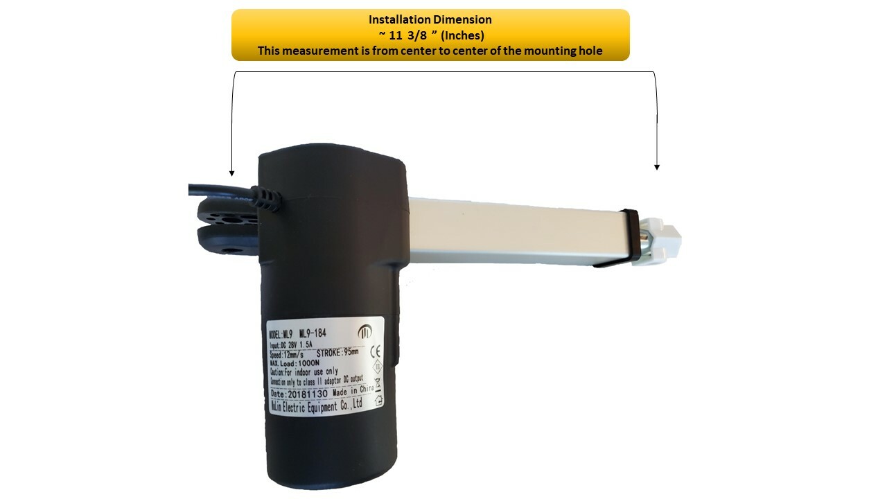 Mulin Electric Motor Actuator - ML9-184 Power Recliner Motor