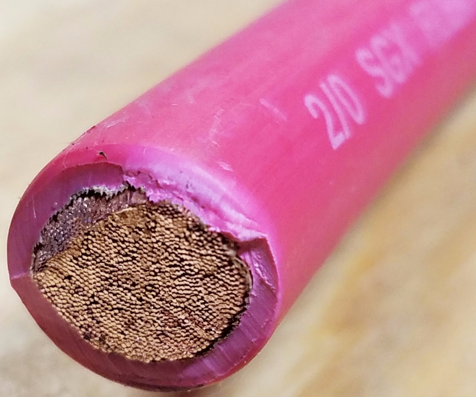 2/0 SGX HIGH HI-TEMP RED BATTERY POWER CABLE ENGINE STARTER WIRE (BUY PER FOOT)