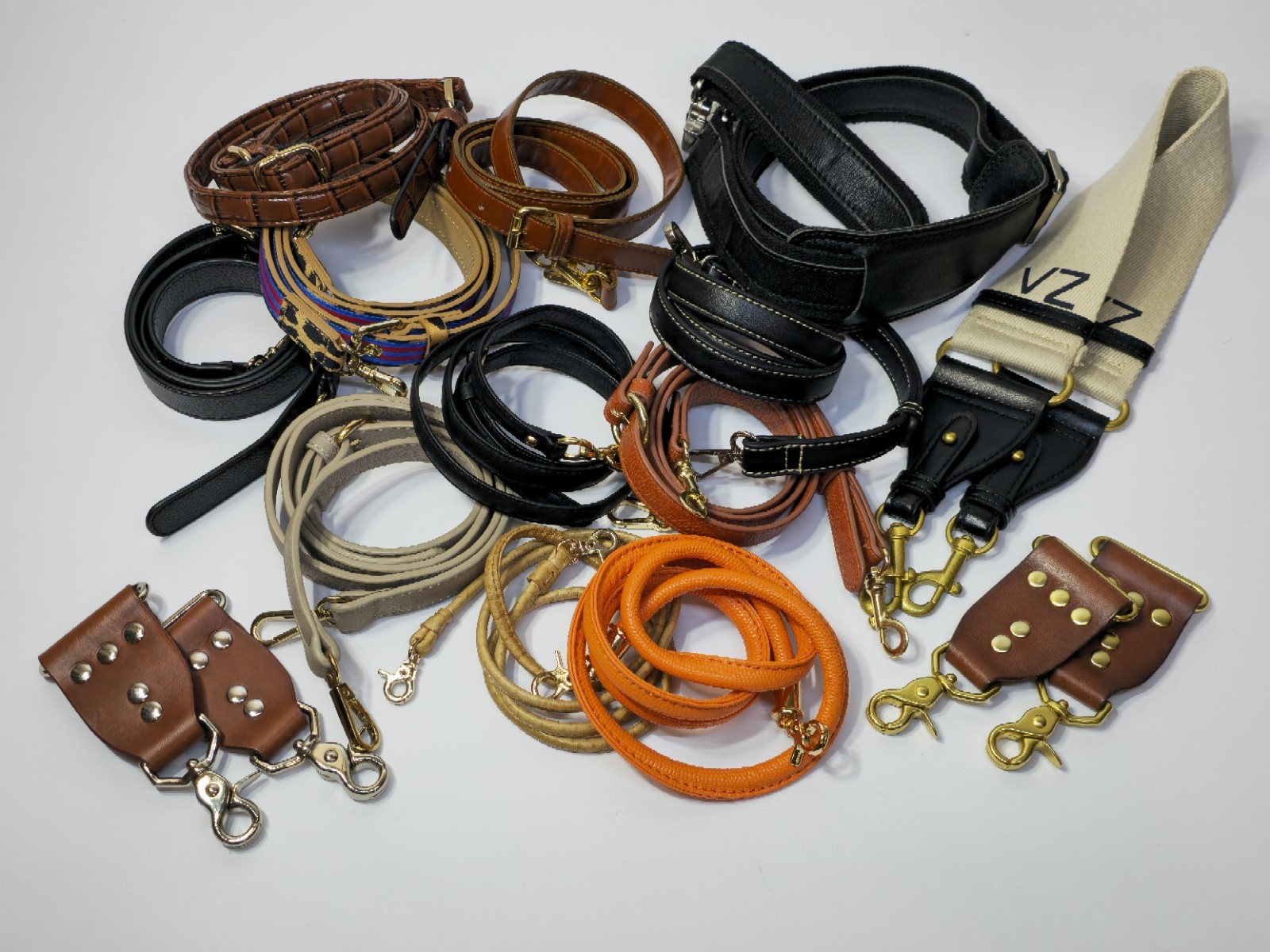 Handmade Shoulder Strap Lot Replacement For Bags Briefcase Satchel Black Brown