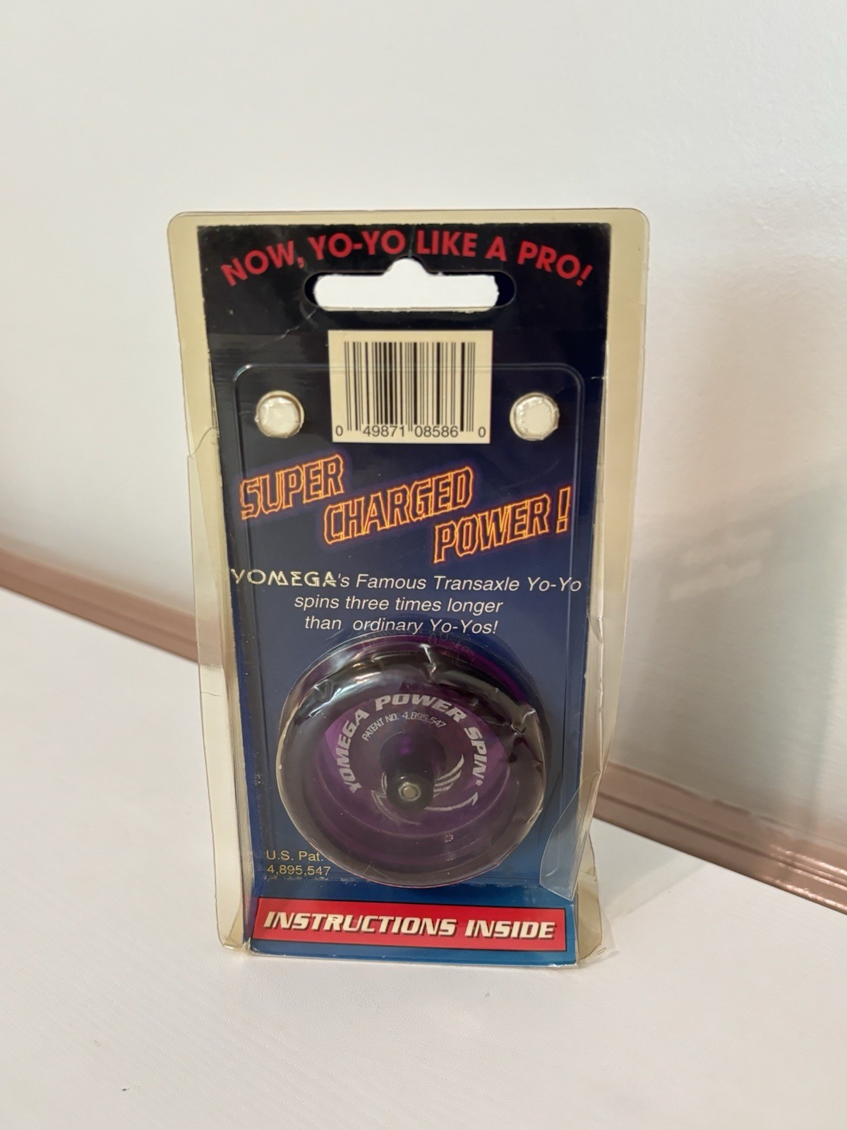 Vintage 1995 Yomega Power Spin Yo-Yo Modular Design Purple Transaxle