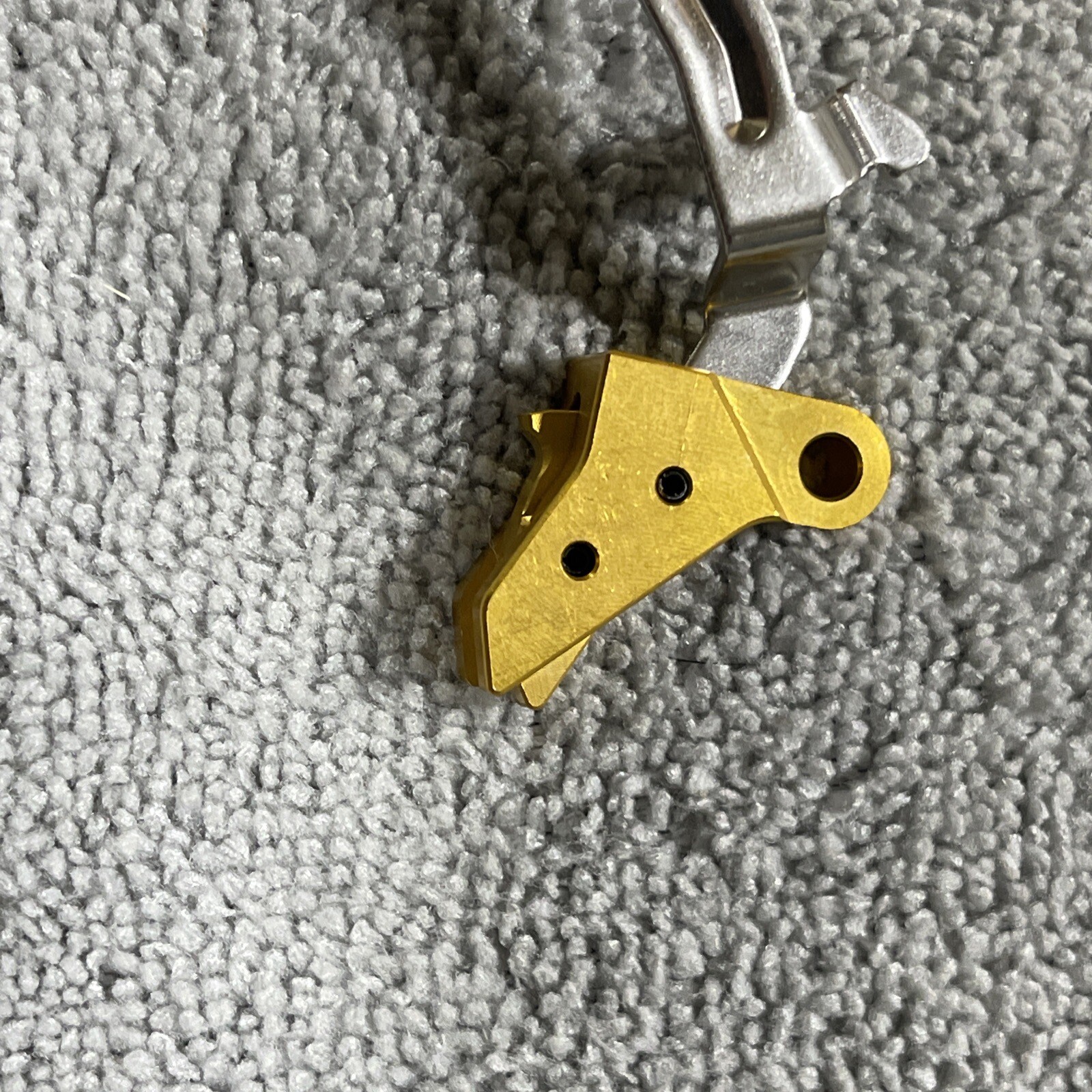 For Glock Aluminum FLAT Trigger for Gen 3-4 fits 17 19 22 23 26 27 34 35 GOLD/