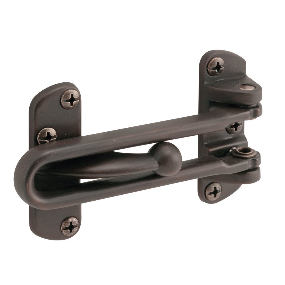 U 10309 Swing Bar Lock For Hinged Swingin Doors “ Secondary Security Lock For Do