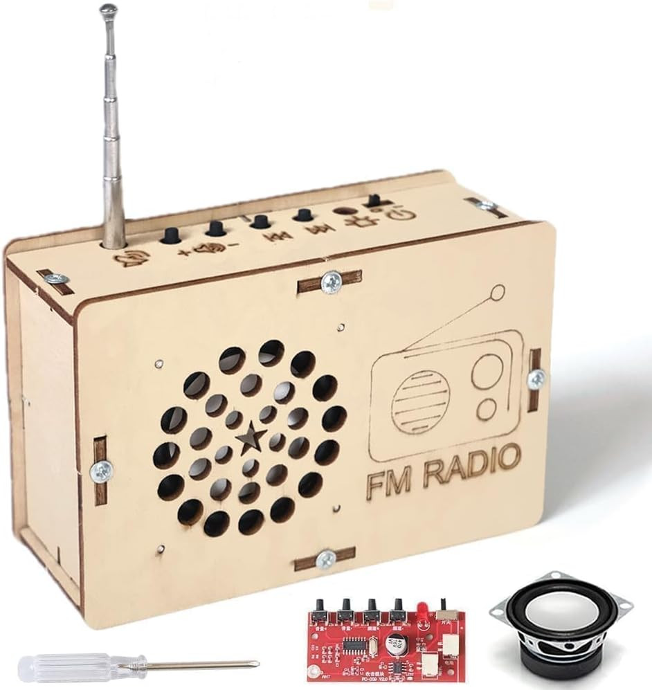 STEM Toys for Ages 6-8-13 Science Kits DIY Building Your Own Radio Crafts for Ki