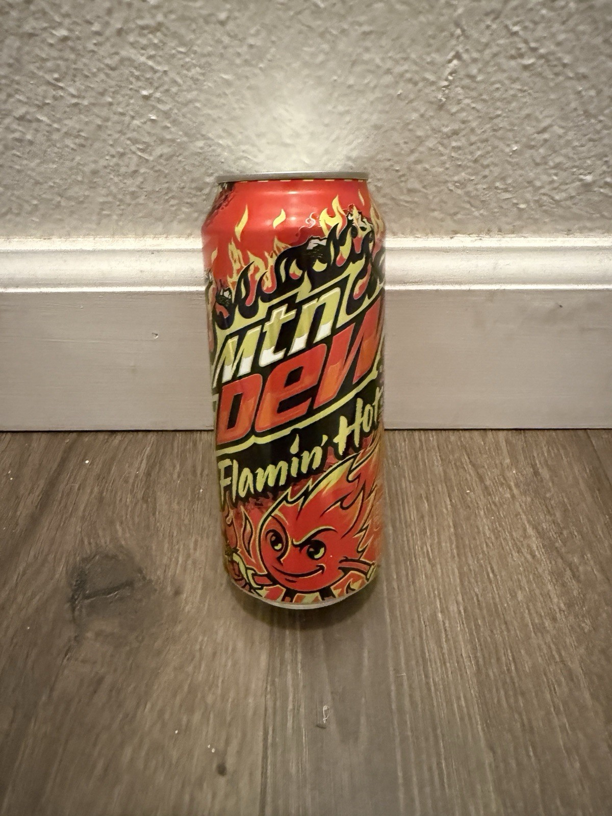 Mountain Mtn Dew Flamin' Flaming Hot Limited Edition ORIGINAL  16oz Can
