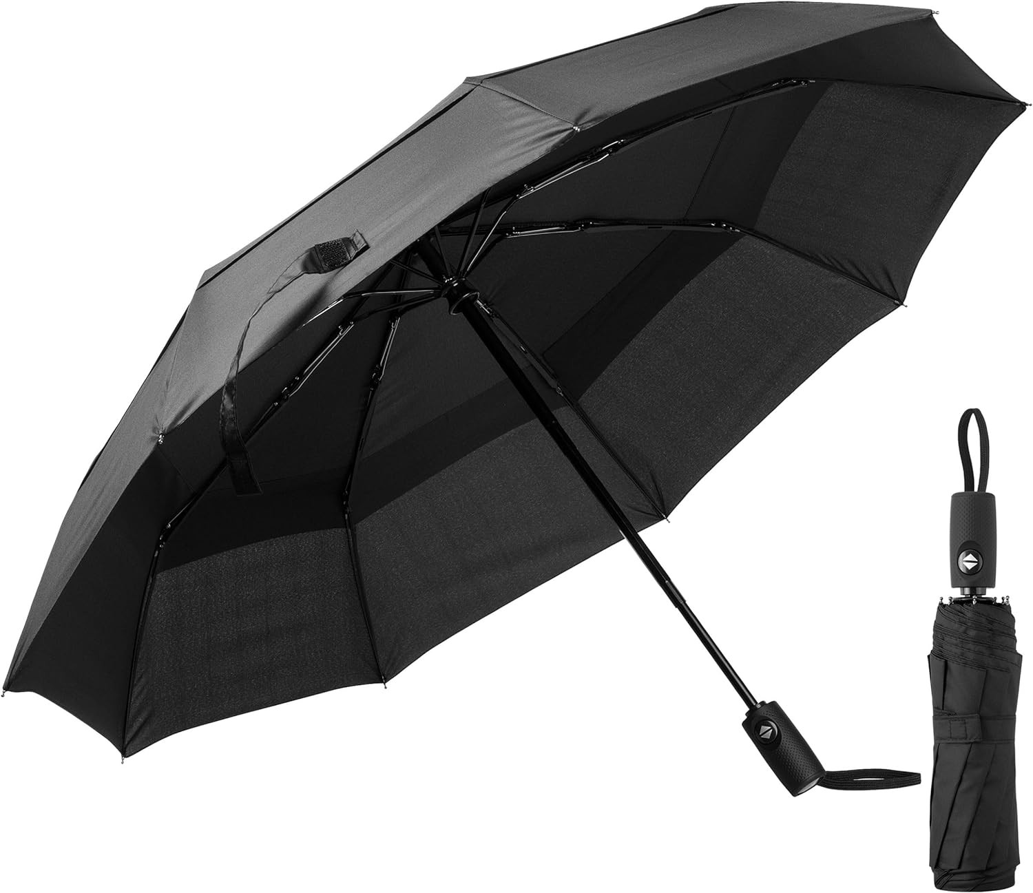 - Windproof Travel Umbrella Compact, Automatic Umbrellas for Rain, Umbrellas for