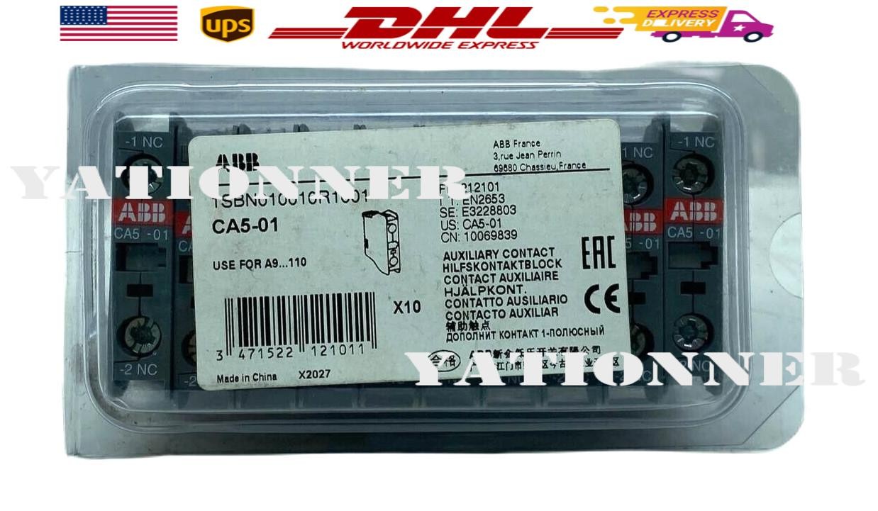 10 pcs/box ASEA BROWN BOVERI ABB CA5-01 1SBN010010R1001 AUXILIARY US Free TAX