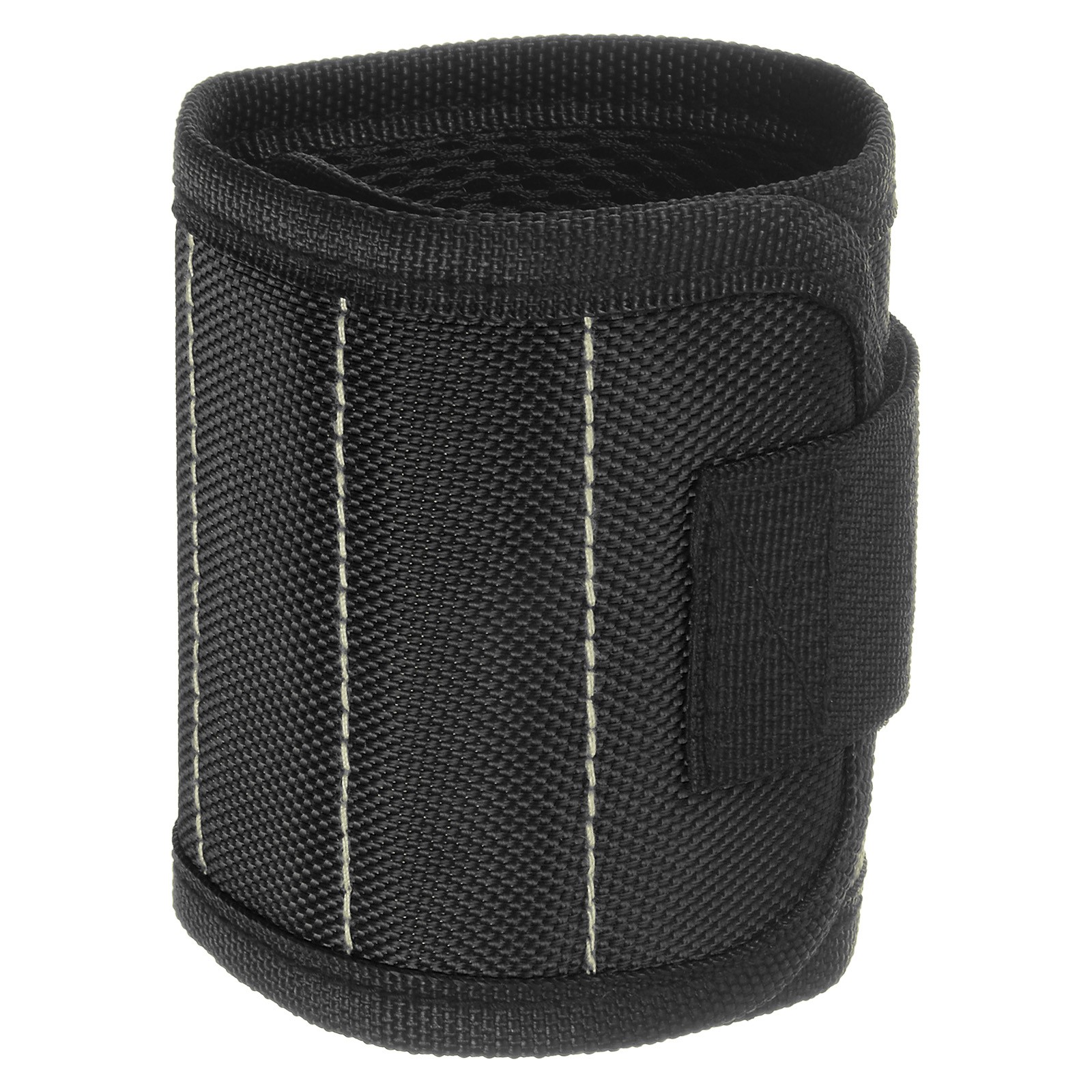 Magnetic Wristband for Screws 15 Magnets Nylon Wrist Band Black
