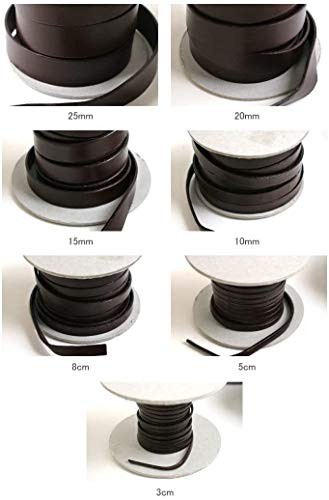 Nippon Chuko Nume Leather Tape, Black, Leather Craft