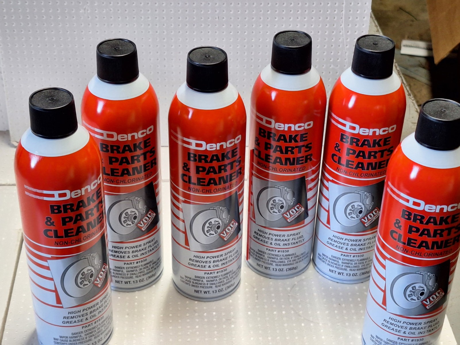 Lot of 3 Brake Parts Cleaner Aerosol Spray—Heavy Duty Degreaser—Non-Chlorinated