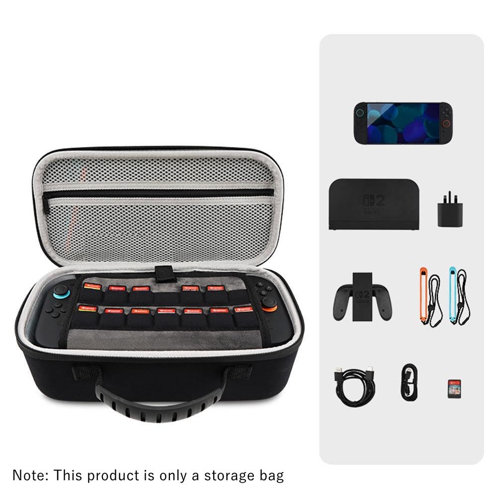 For Switch 2 Games Console Accessories Carrying Case Portable Bag Large Capacity