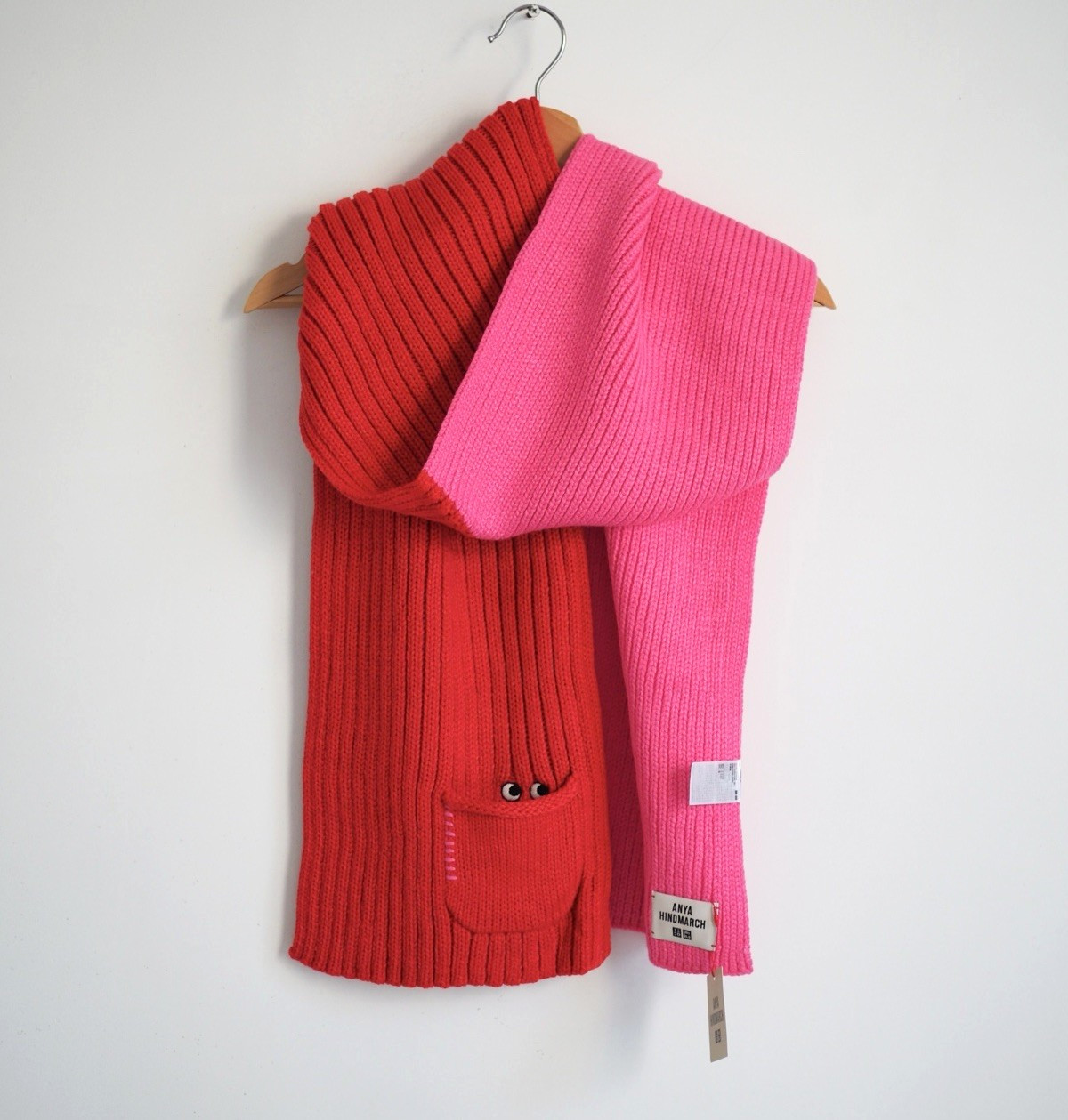 Anya Hindmarch Uniqlo Heattech Knit Stole Scarf USA Seller