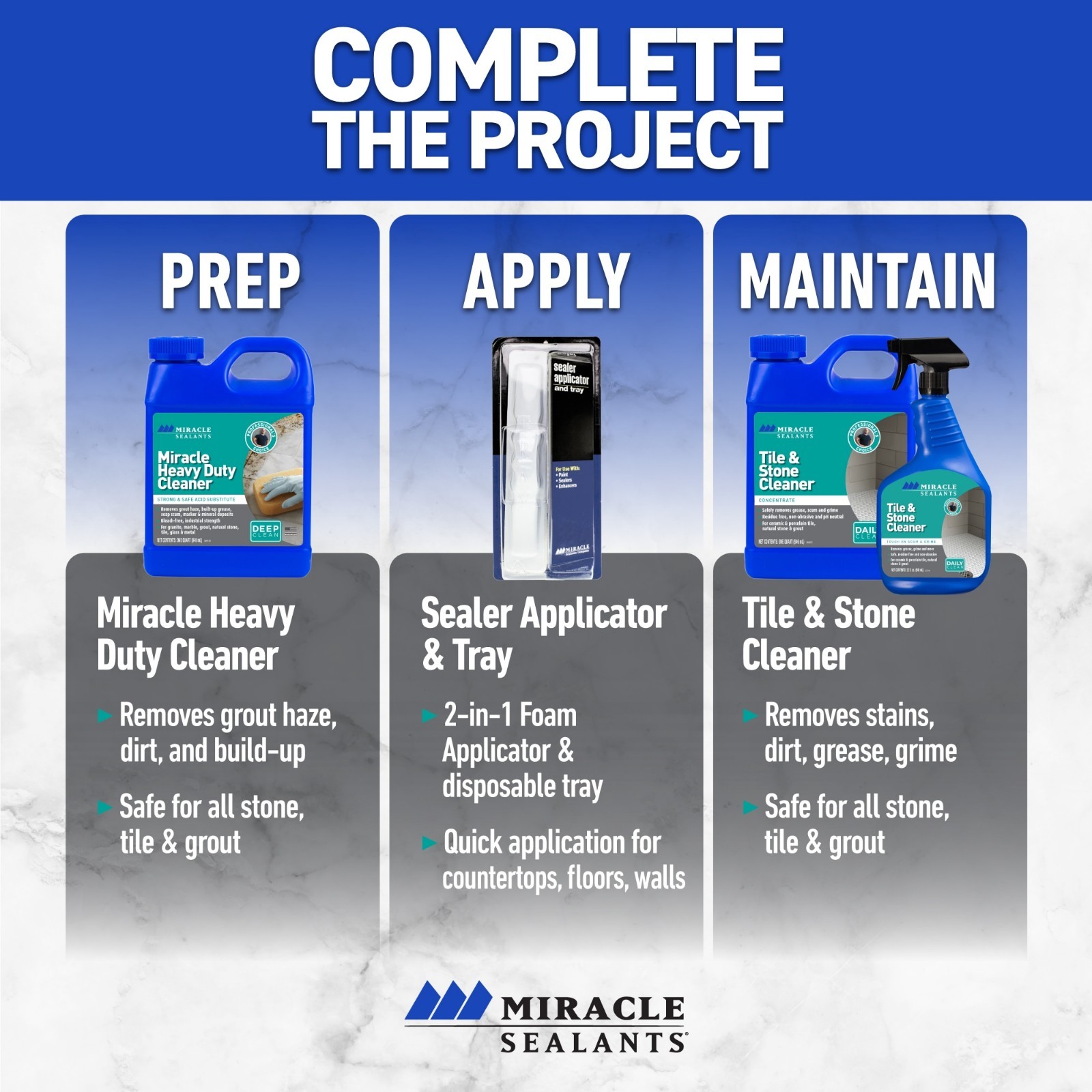 Miracle Sealants 1 Count White Sealer applicator