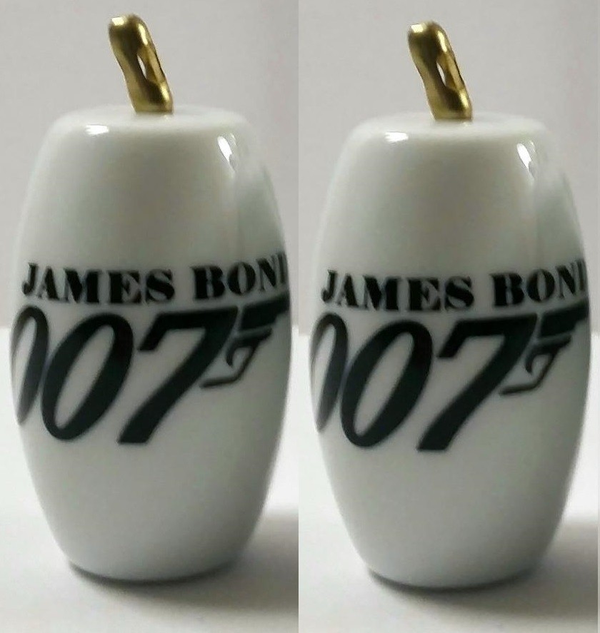 Set of 2 James Bond Ceiling Light / Fan Pulls
