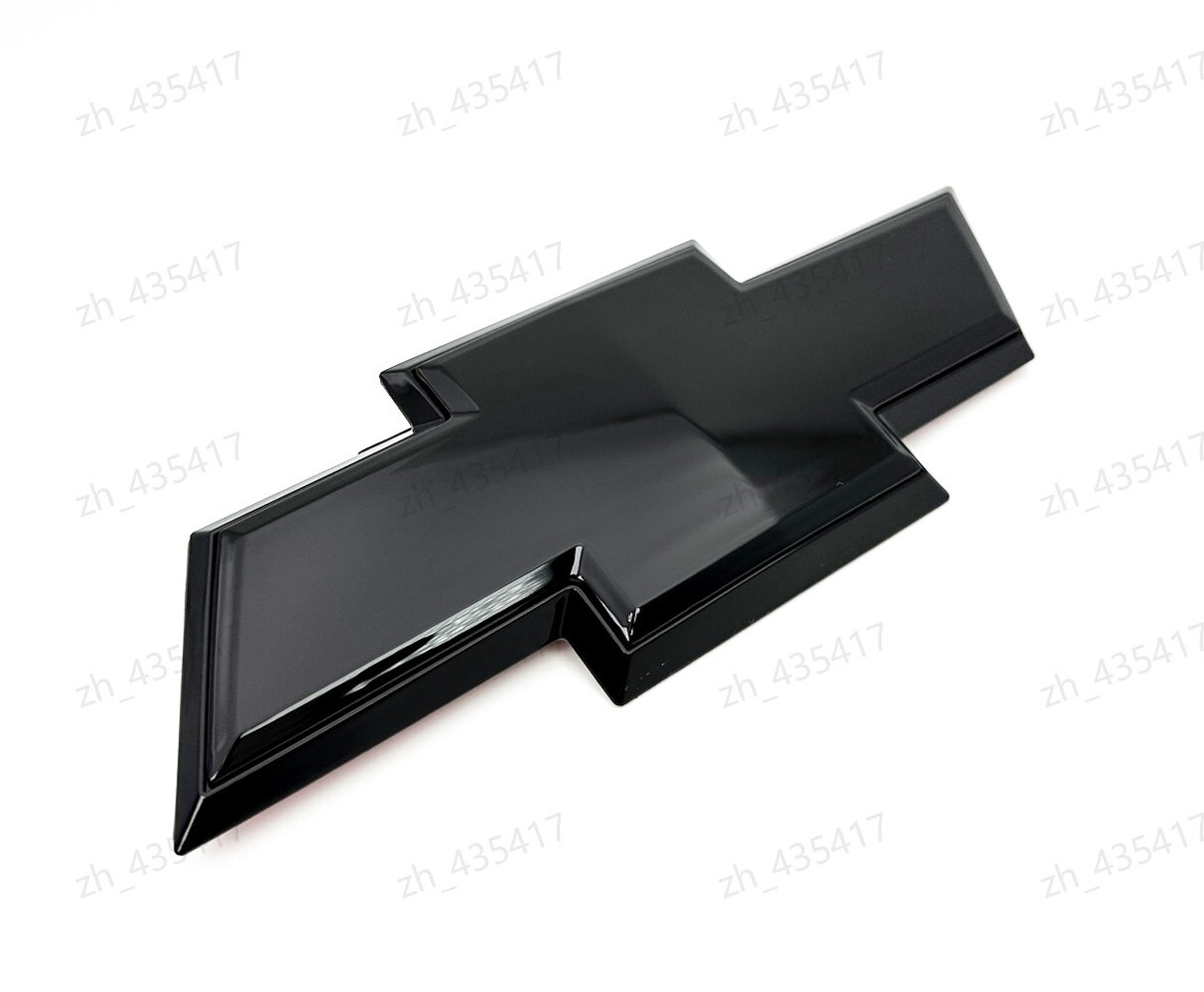 Black Rear Tailgate Bowtie Emblem Badge For 07-14 Silverado 1500 2500H avalanche
