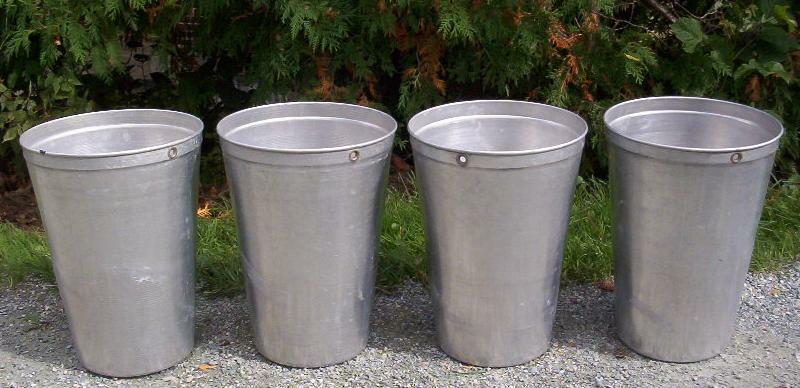 10 GREAT Aluminum Sap Buckets 2 Gallon Size Maple Syrup