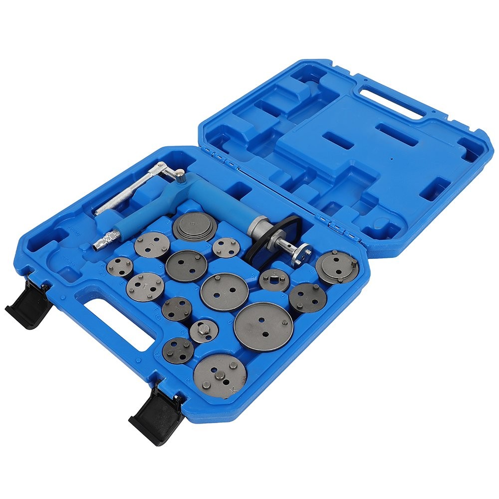 Pneumatic Air Rear Disc Brake Caliper Piston Pad Compressor Wind Back Tool Kit