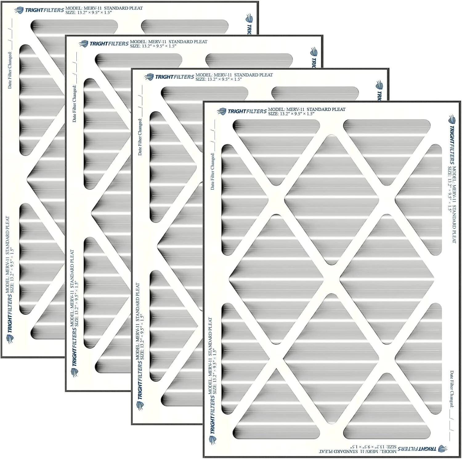 ABESTORM Dust Collector MERV-11 Air Filter for DecDust 1350 / 1350IG - 4 Pack