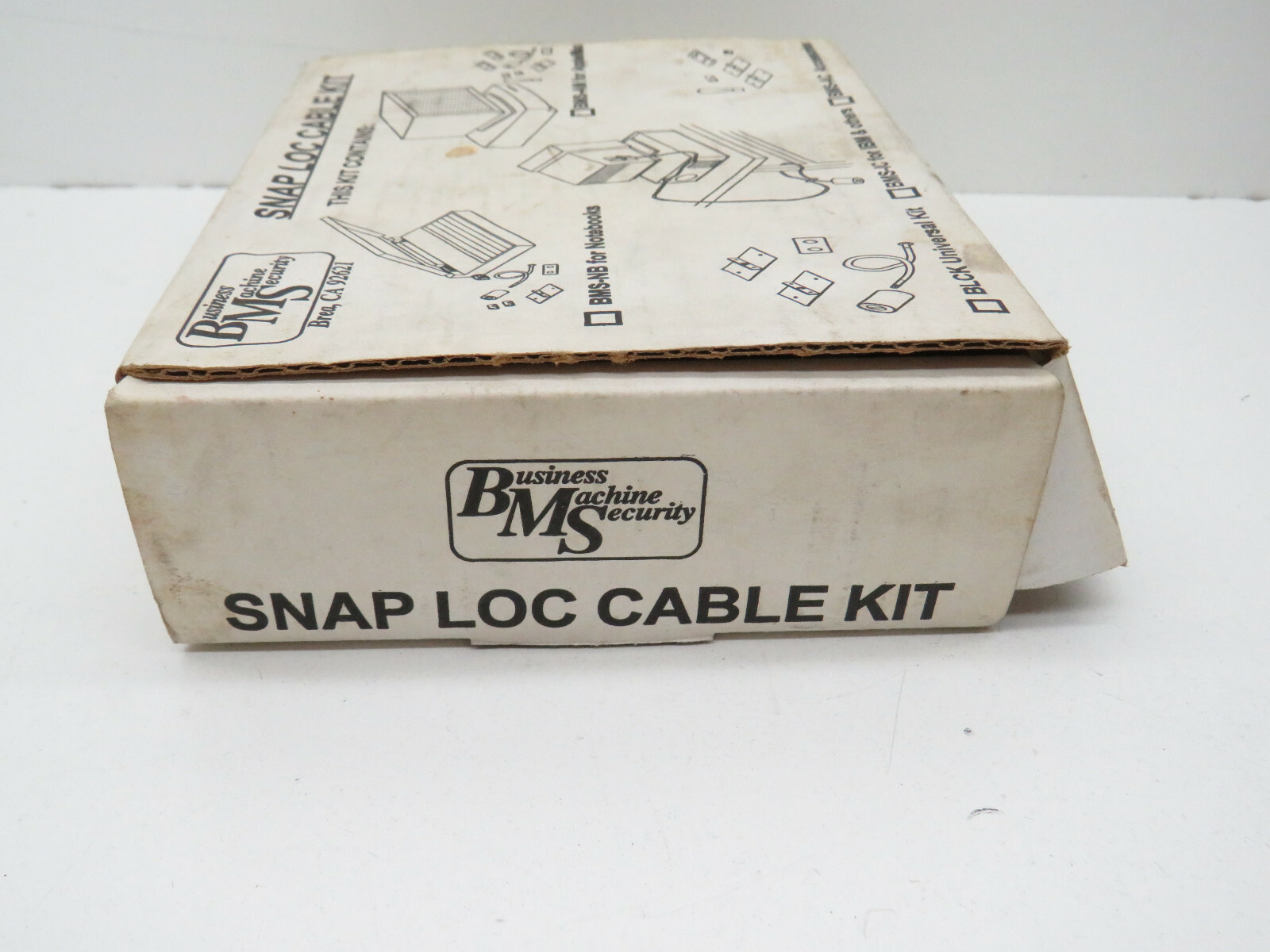 BMS SnapLoc Steel Cable Kit with Lock and Key for Securing Electronics