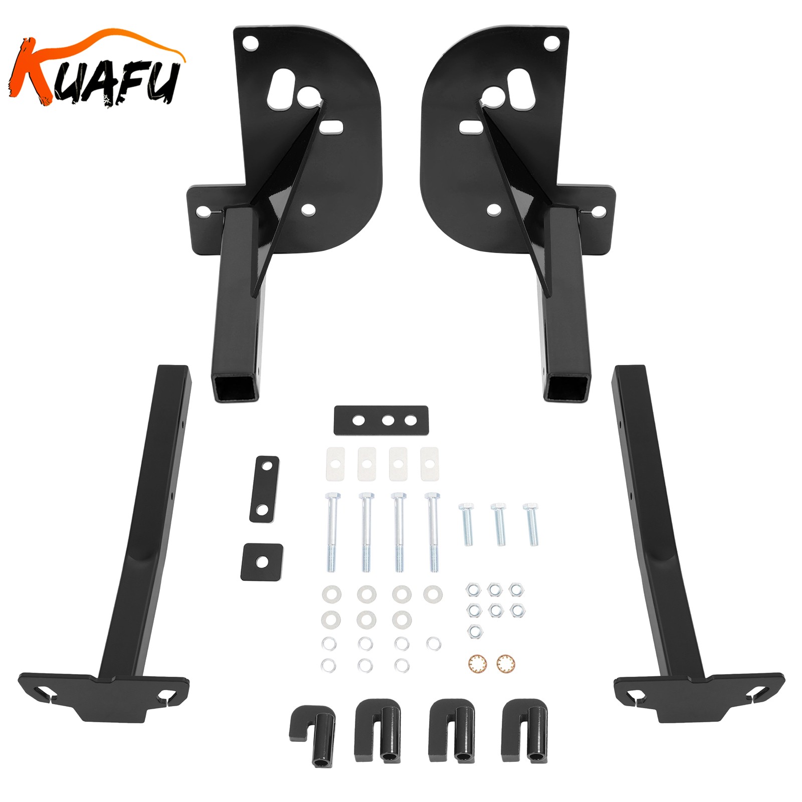 Front Camper Tie Downs Bar For Ford F250 F350 F450 Super Duty 2011-2016 8' Bed