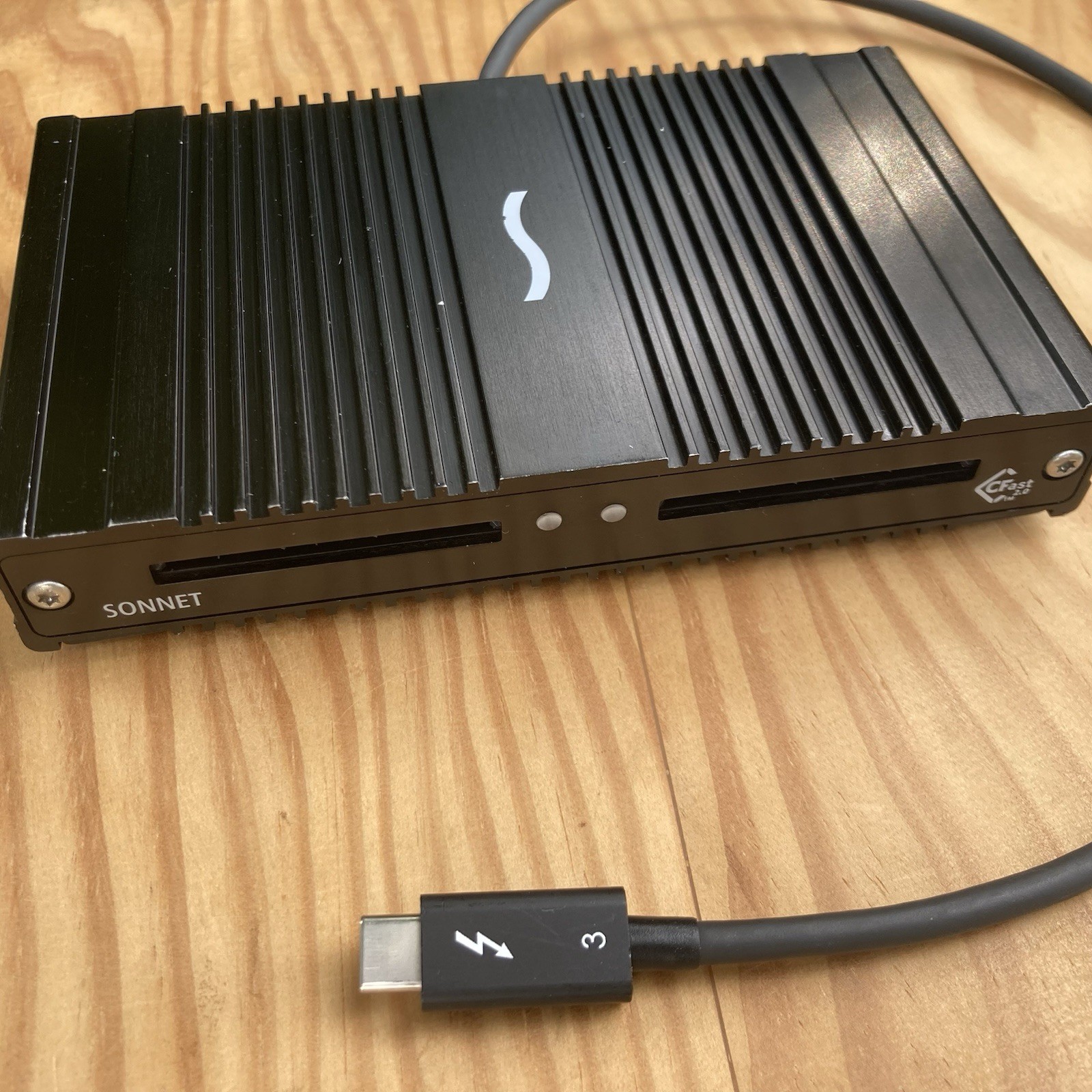 Sonnet Thunderbolt 3 Dual CFast 2.0 Card Reader Mac Cinema Camera Pro