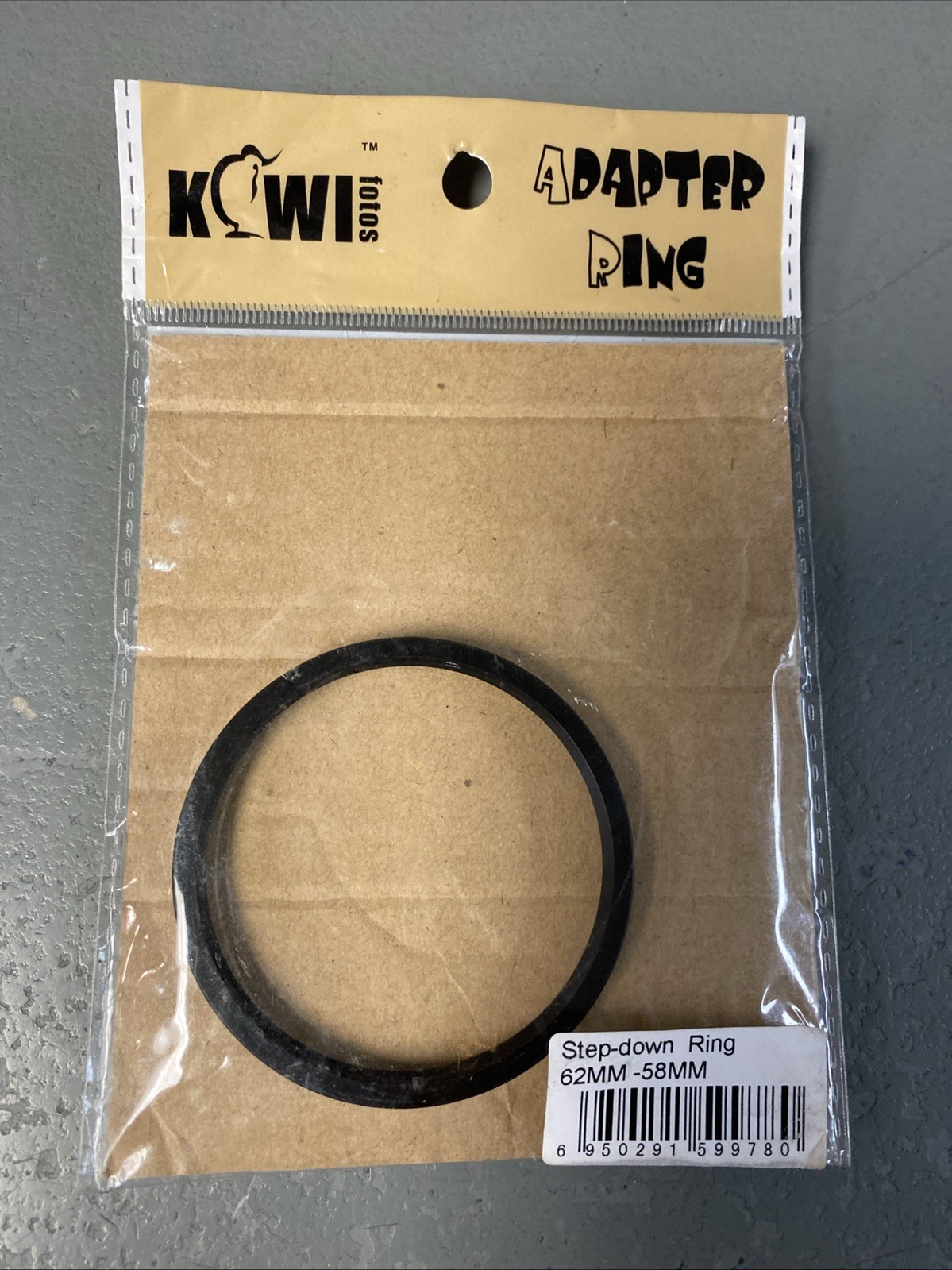 Kiwi Fotos 62-58mm Step-Down Adapter Ring