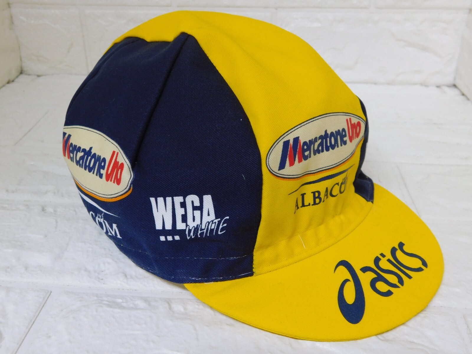 Cap Hat Bike Cycling Team Mercatone Uno Era Pantani New