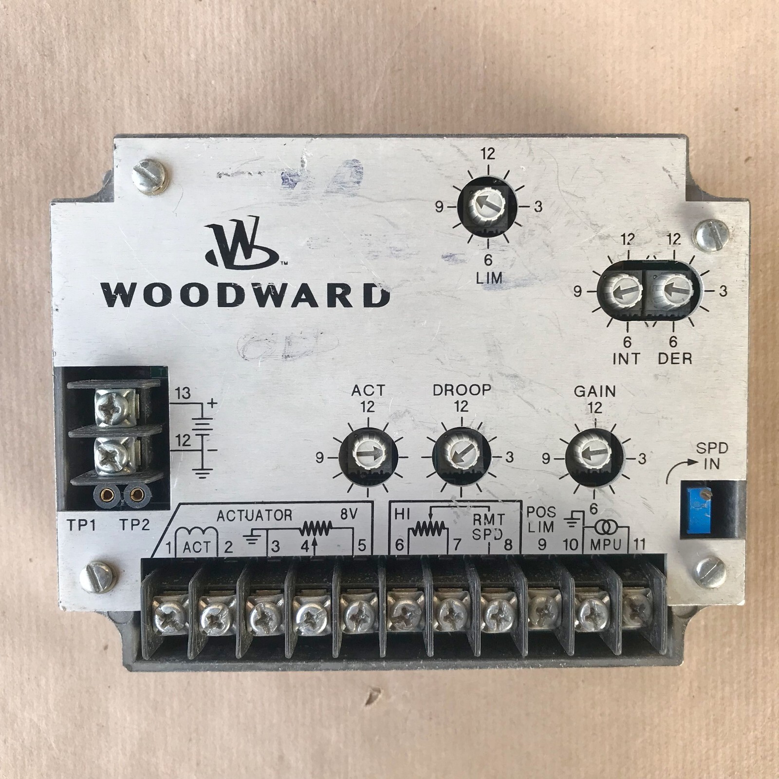 WOODWARD 8270-1060 SPEED CONTROLLER REV.D DYN1-10504-004-0-24 FINAL ASSY