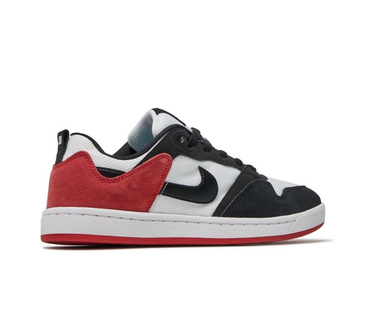 Men Nike Alleyoop SB Skateboard Shoes Sneakers White/Black/Univ. Red CJ0882-102