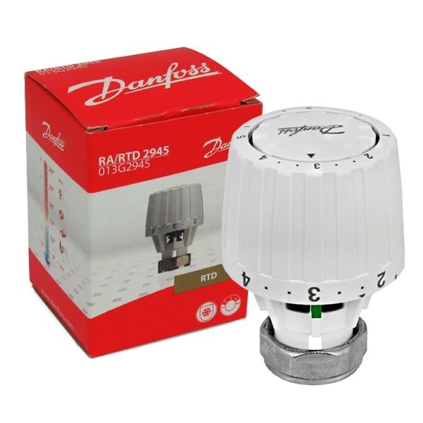 Danfoss RA/RTD 2945 Thermostat radiator valve head 013G2945 TRV for RTD valves