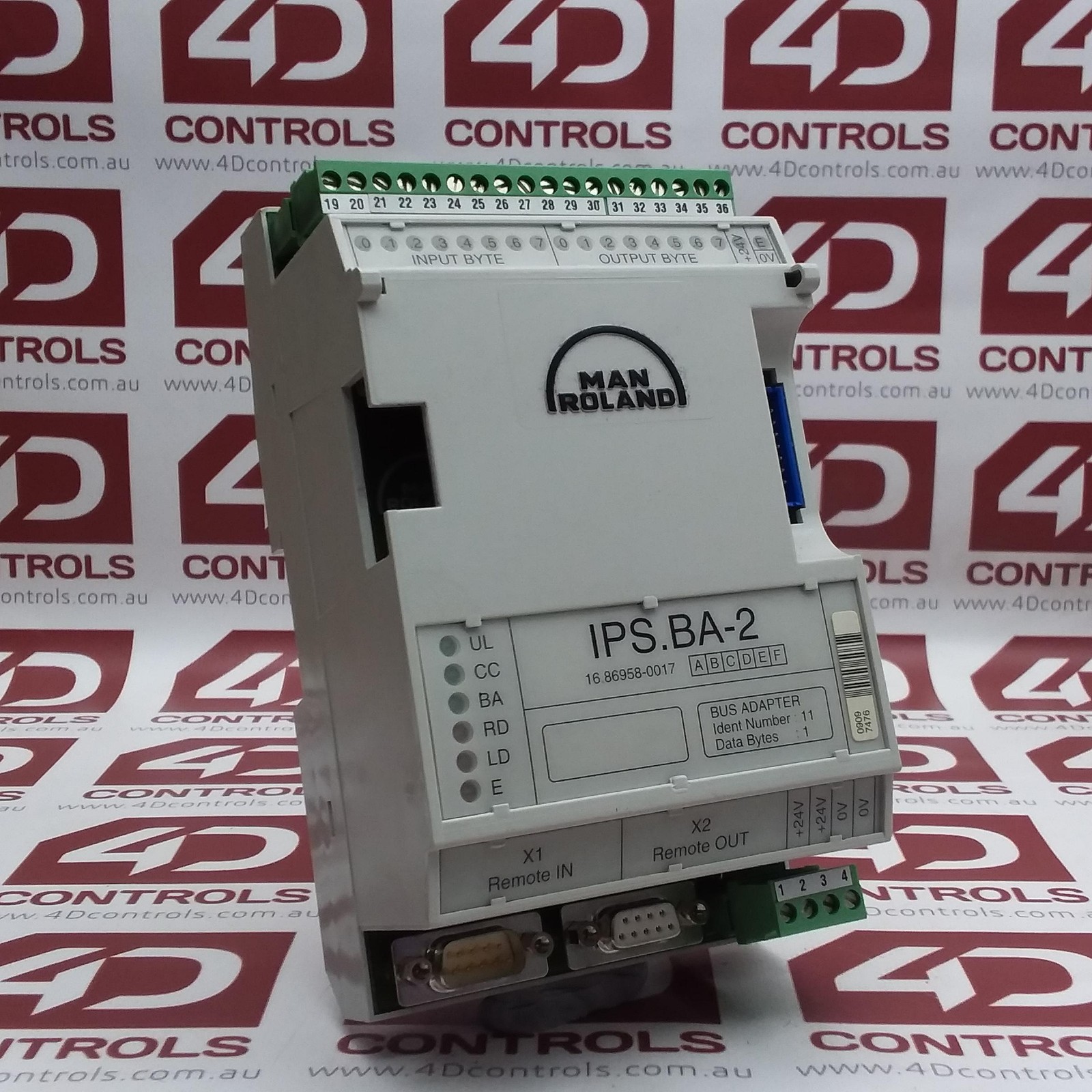 IPS.BA-2 | Man Roland | (16.86958-0017)  BUS Adapter, 24VDC, Used