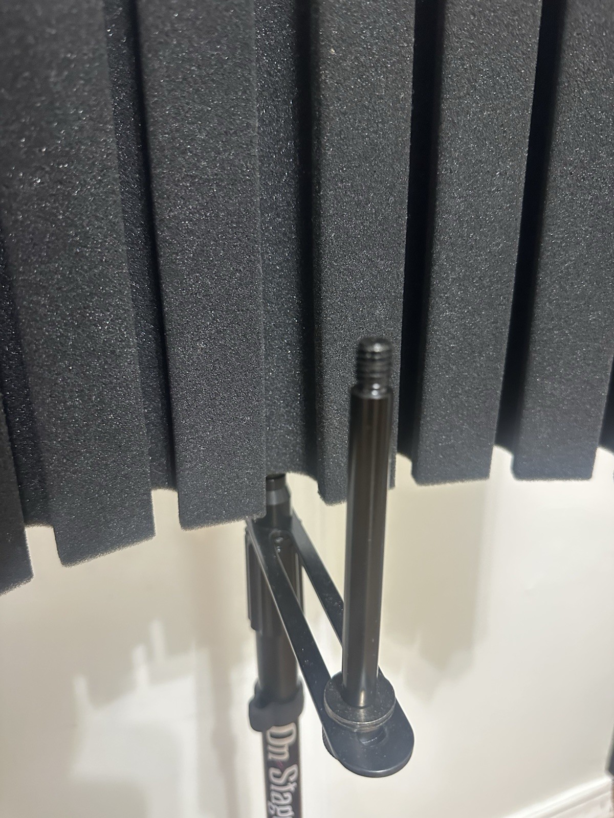 On Stage Mic Stand And Acoustic Shield Combo