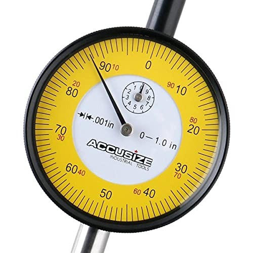 Accusize Industrial Tools 0-1" x 0.001" Lug Back IP54 Shockproof Range