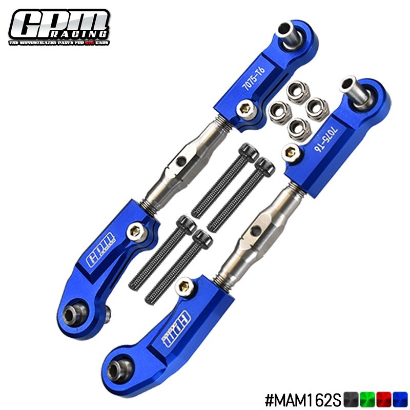 GPM Alu 7075+SST Adjustable Front Steering Tie Rod ARRMA 1/7 Mojave 6S V2 BLX