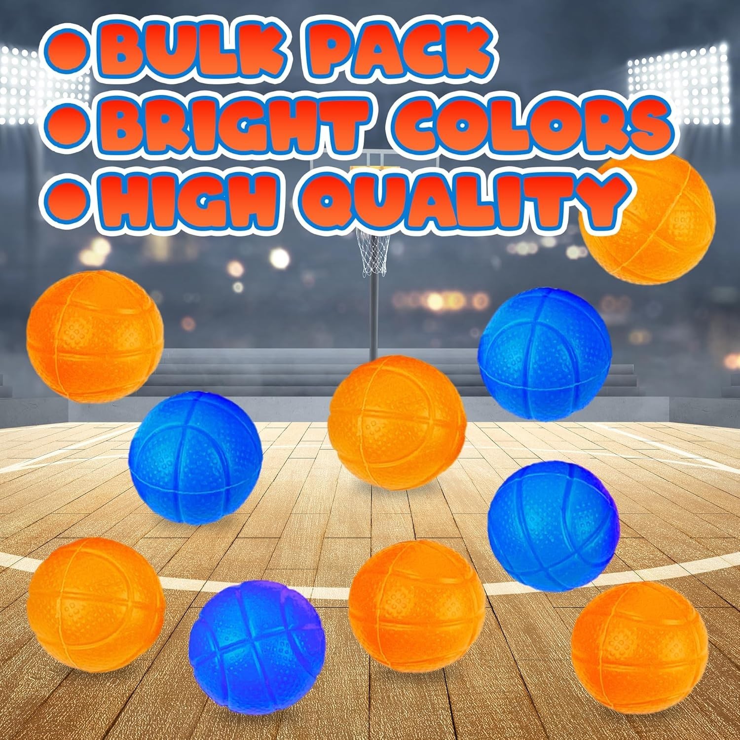 Mini Basketball Tabletop Game with 20 Mini Balls or 24 Replacement Balls, 2-P...