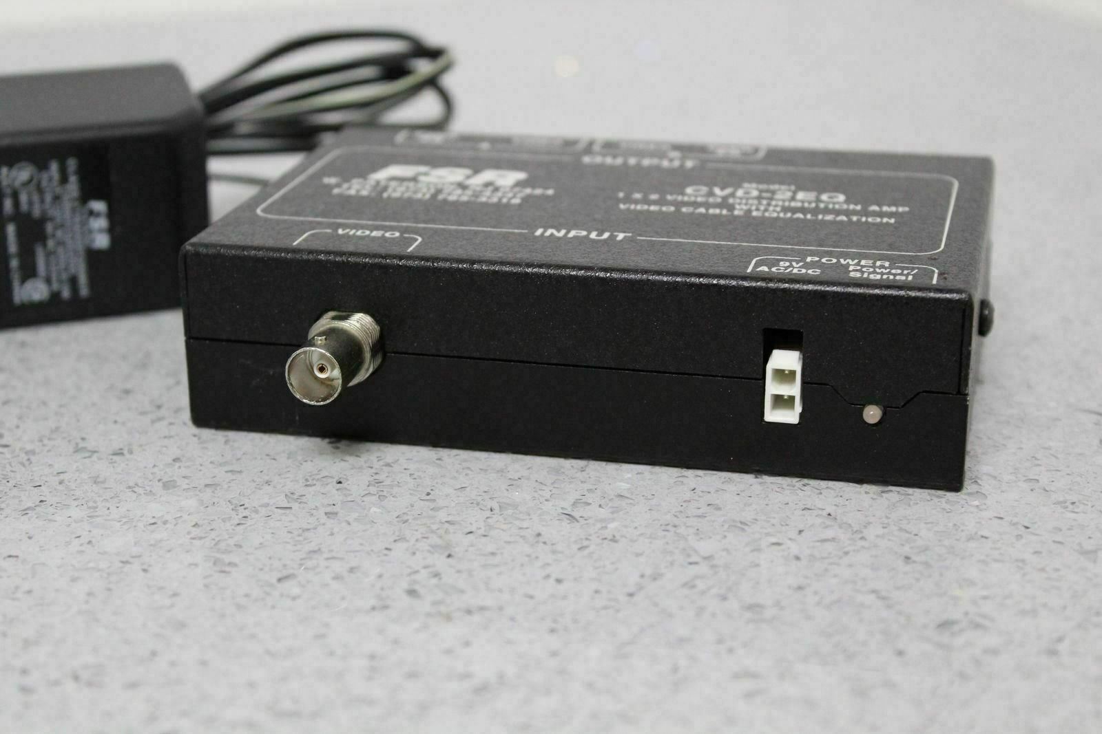 FSR CVD-2EQ Video Distribution Amplifier Fully Tested FREE SHIPPING
