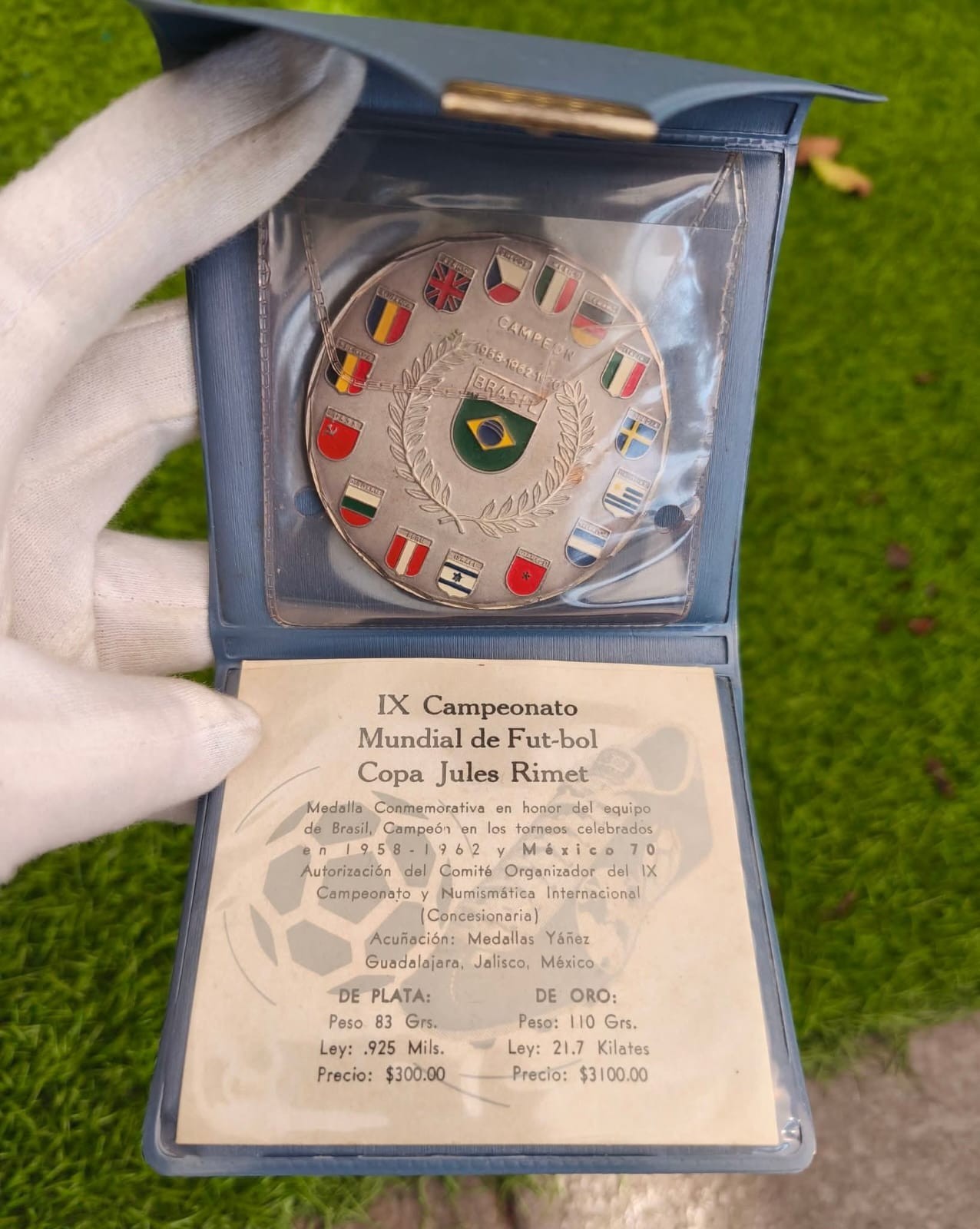 MEDALLA MUNDIAL MÉXICO 1970