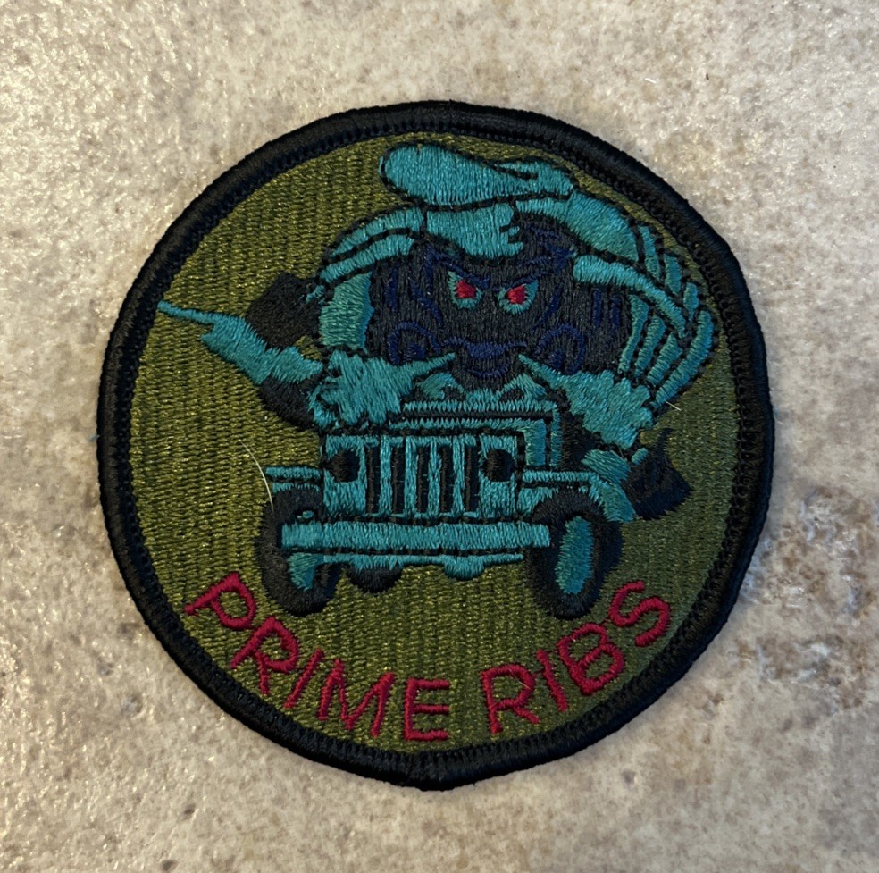USAF Air Force  Engineering PRIME RIBS OD Green 3" SUBDUED Patch