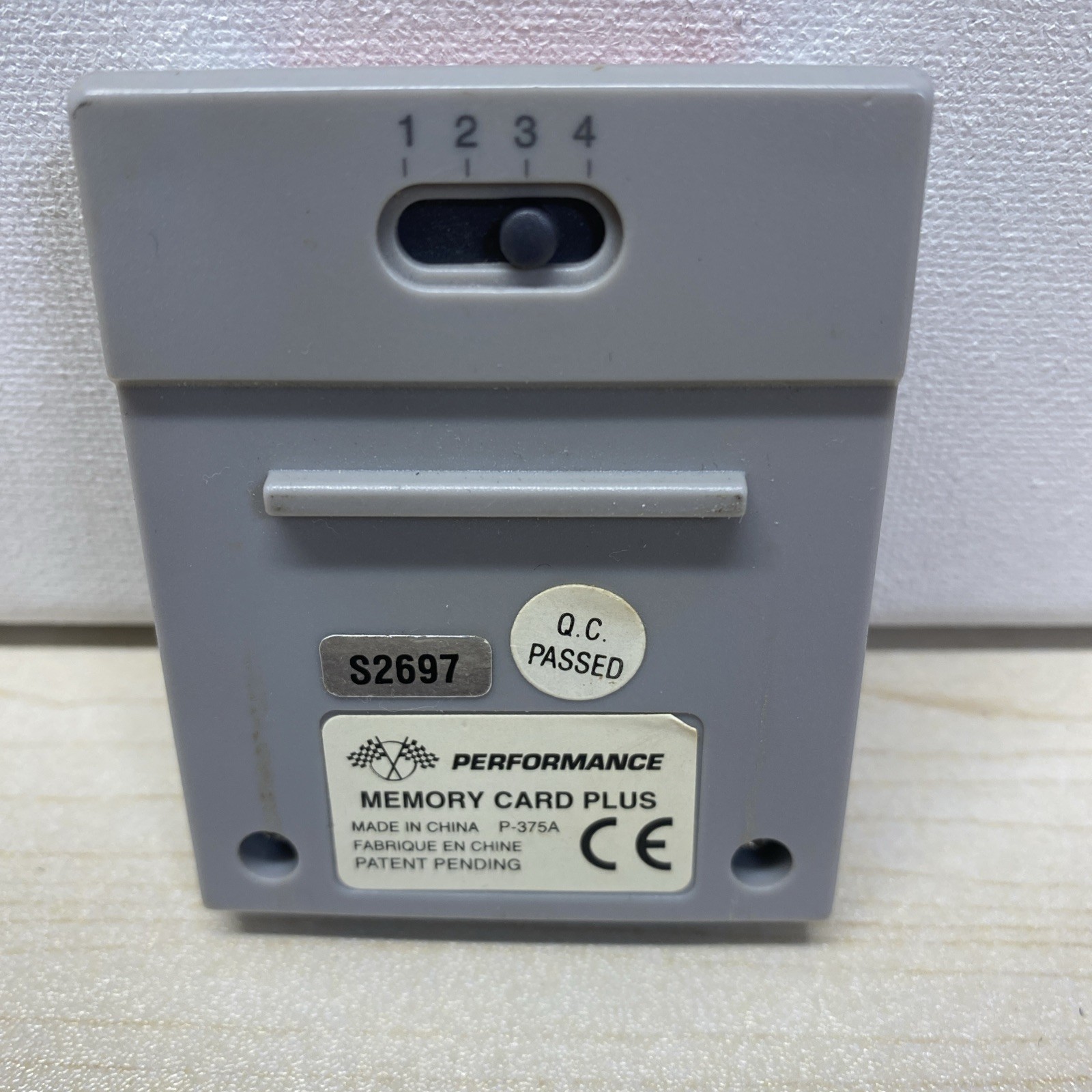 Nintendo 64 N64 Performance Authentic Memory Card Plus P-375A - READ