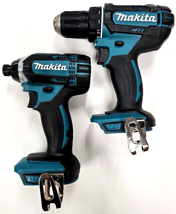 New Makita 18V XFD10Z 1/2" Drill & XDT11Z 1/4" Impact Driver 18 Volt LXT