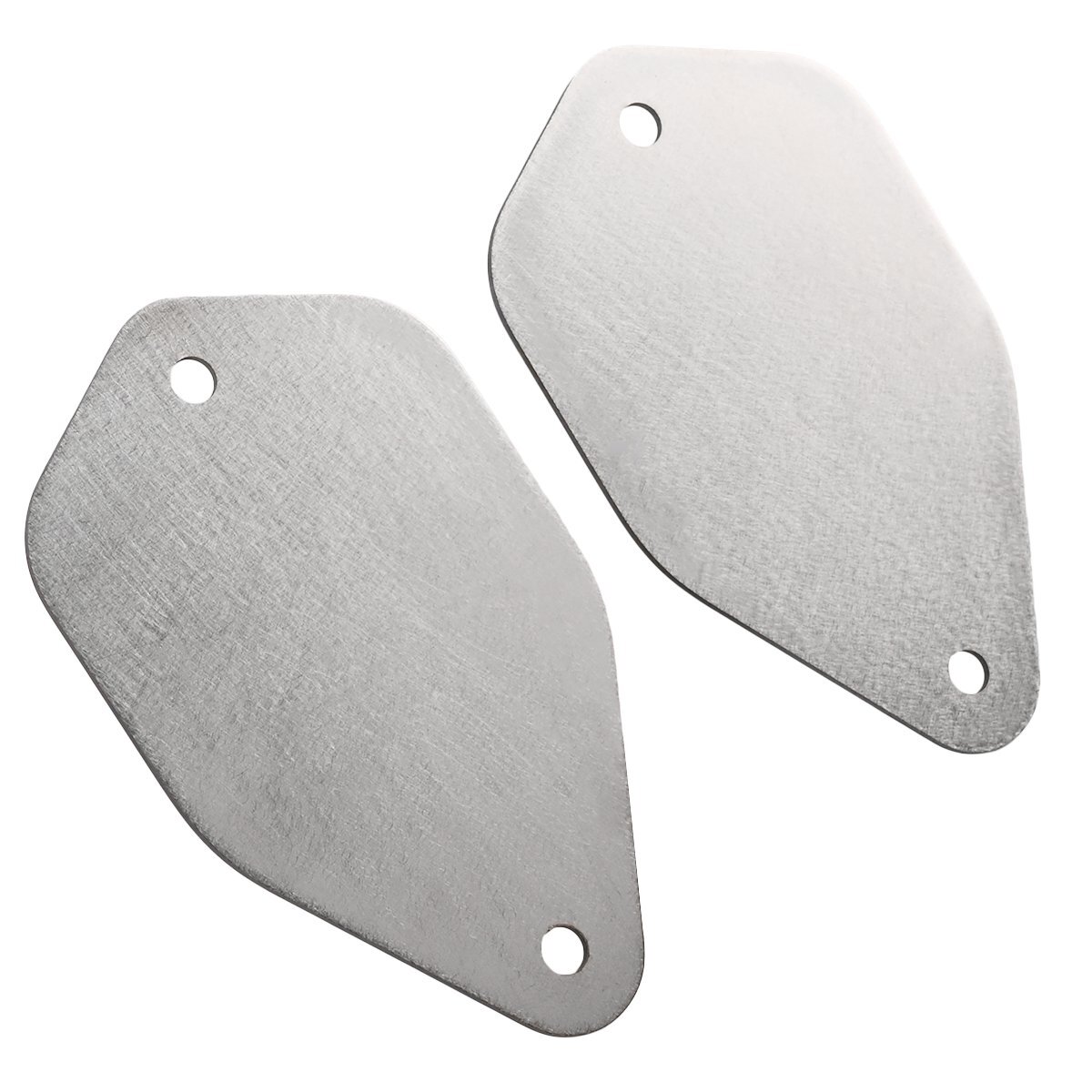 For Peterbilt Cab Roof Plates Horn Block Off Plates Stainless Steel Paintable