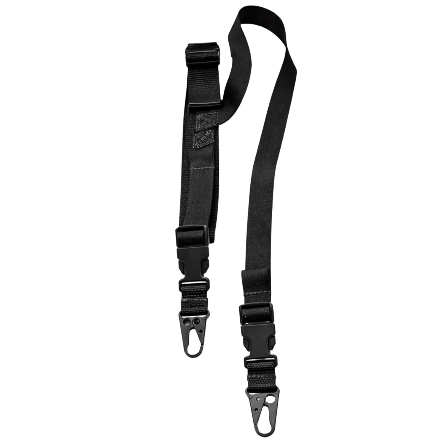 Ready Tactical Slings – Black Tactical Rifle Sling (Made in USA) HK Snap Hooks.