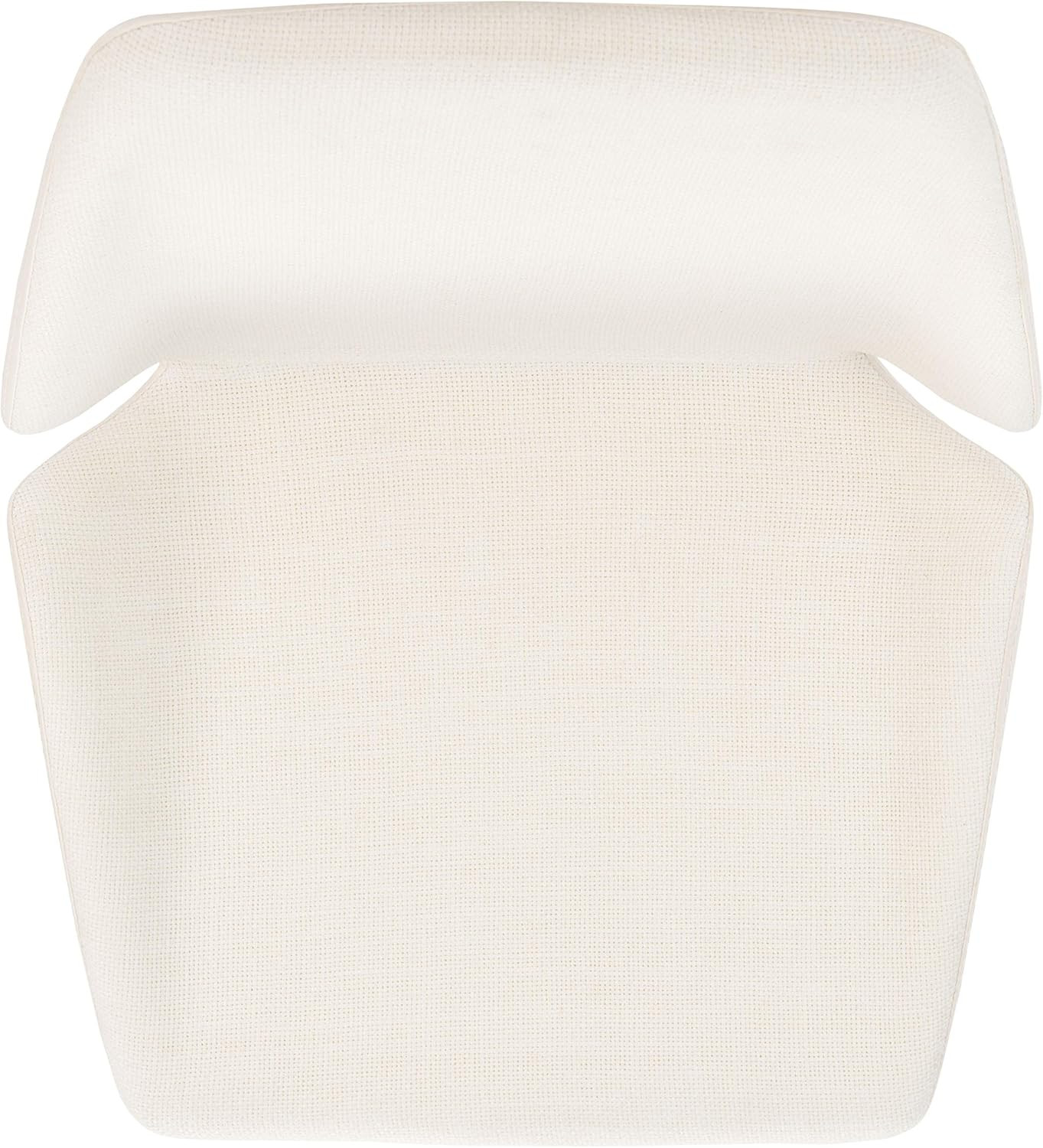 Masami White Faux Leather & Black 26-Inch Counter Stool - Home Collection