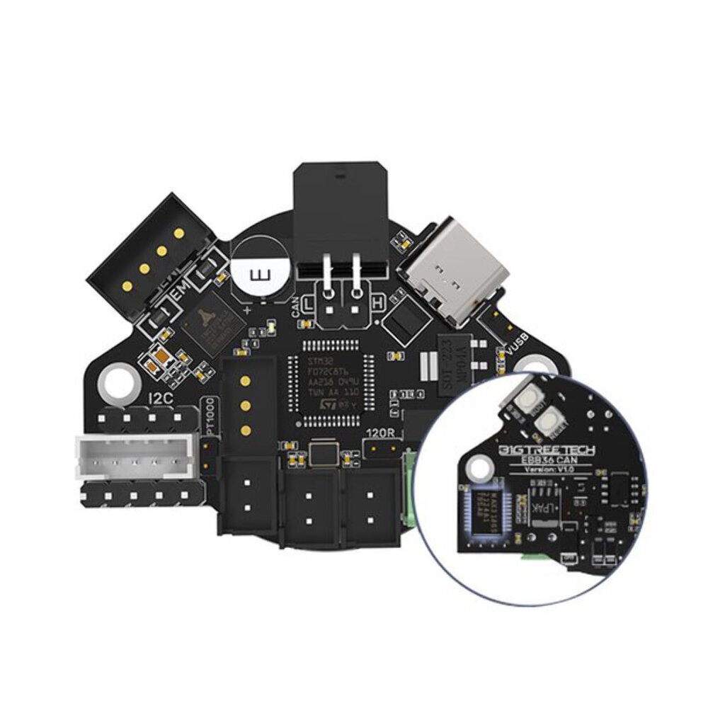 BIGTREETECH EBB 36 v1.2 with Max31865 Hotend Toolhead Board Klipper Expansion De