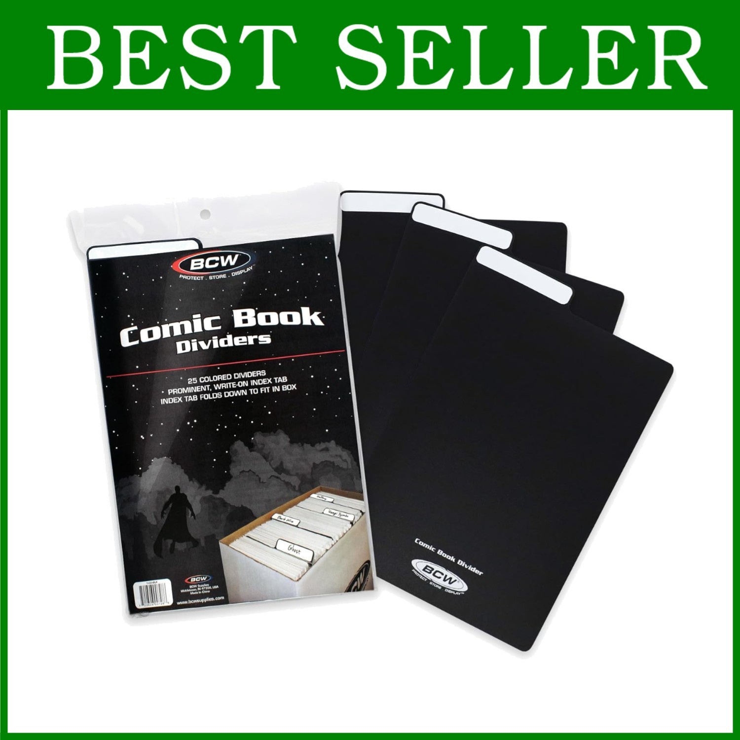 Comic Dividers 25 Pack - Archival Polyethylene Plastic
