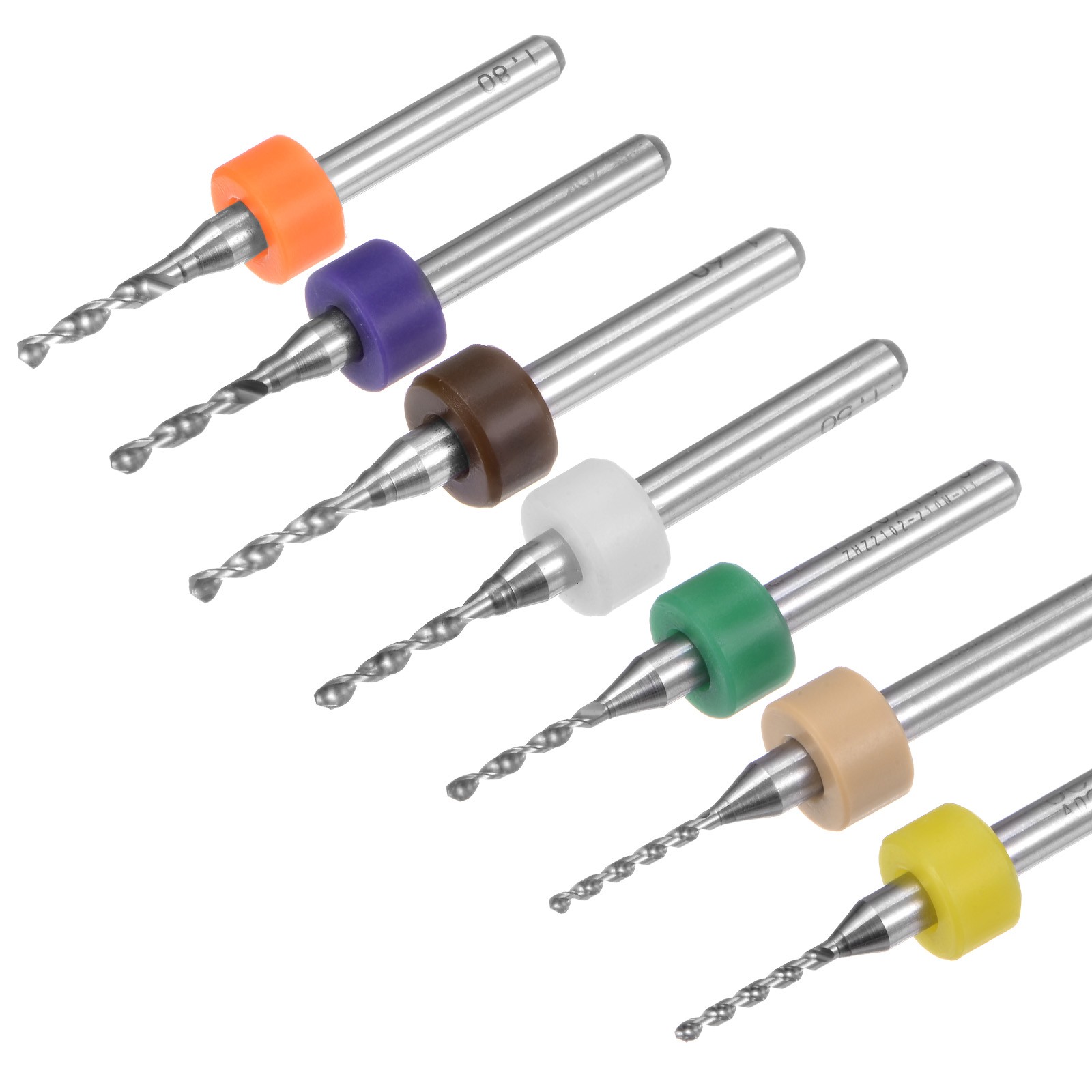 20Pcs 1.1-2.0mm Carbide CNC Engraving Circuit Board Micro PCB Drill Bits